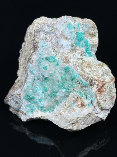 Dioptase apophylite - dioptase,,