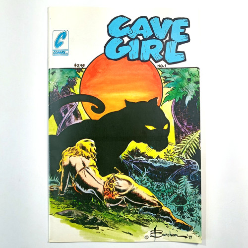 Cave girl signed - by, butch