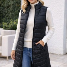 Boohoo Black Long Padded