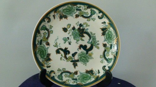 Masons ironstone green black - masons, green,