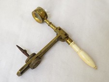 ANTIQUE SPECIMEN MICROSCOPE FOLDING FLOWER MAGNIFIER