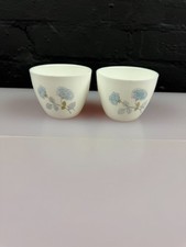 Wedgwood Ice Rose Small Open Sugar Bowls 8.5 cm x 6.5 cm Set of 2