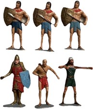 6 pc 1963 Louis Marx 5-3/4"