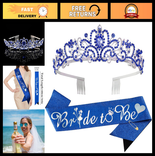 Bridal shower sash crown - bridal, &