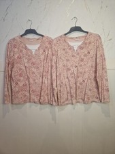 2 pyjama tops ladies Size