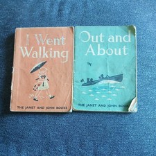 2 X  Vintage Janet and John