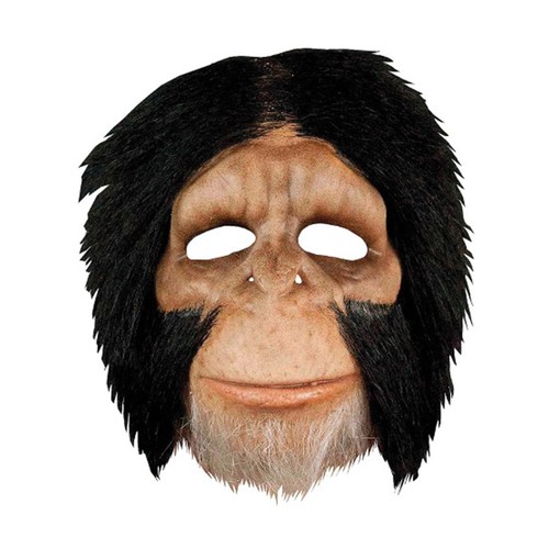 Chimpanzee costume half face - costume,