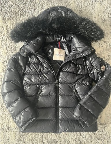 Moncler girls black hooded - girls,