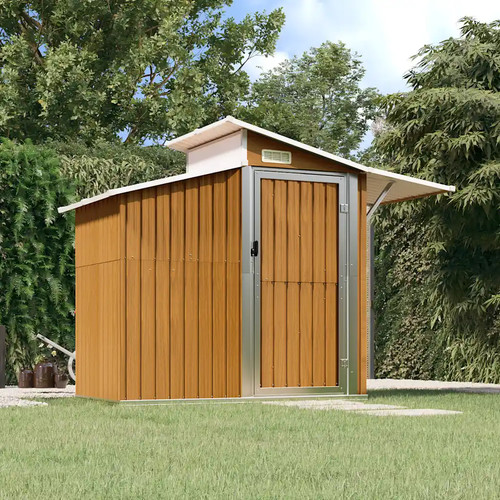 Walplus garden shed brown - walplus,