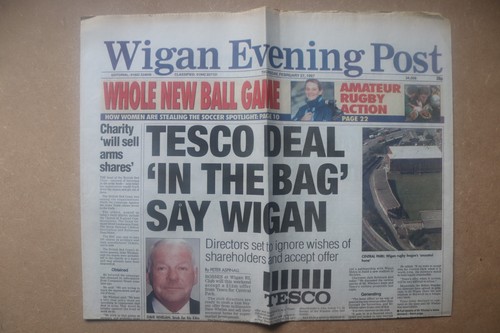 Wigan evening post newspaper - evening,