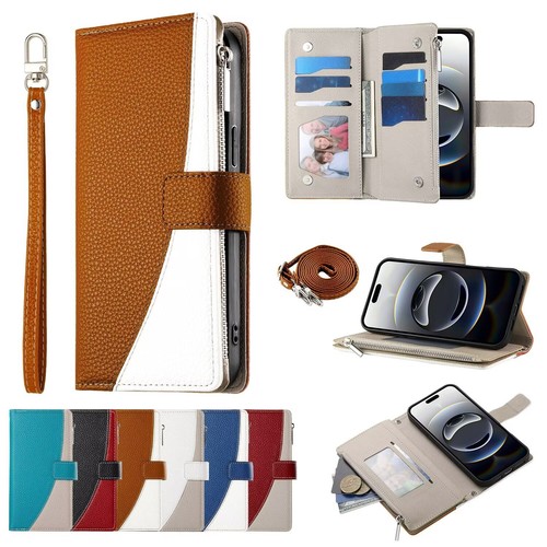 Zip splice leather wallet - zip,