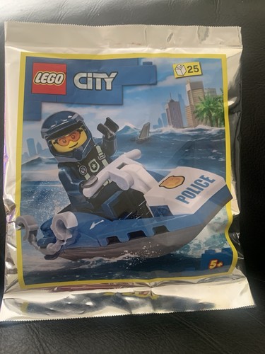 Lego city policeman - policeman, jet