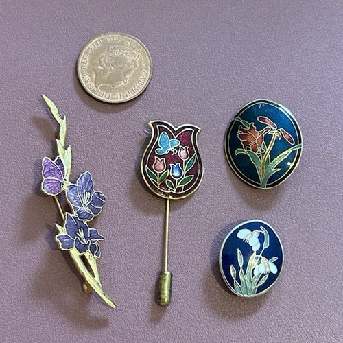 Vintage cloisonne enamel - cloisonne,