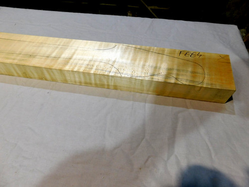 Flame maple neck blank for - flame,