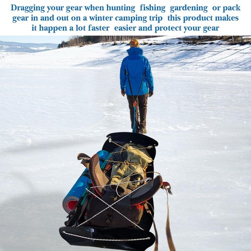 Deer drag sled - sled, blanket