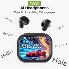 NE20 Bluetooth 6.0 Earbuds | AI Translator, LCD Touch, HD Stereo, ENC, USB-C