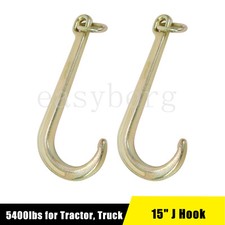 2PC 15" Inch J Hook Grade G70