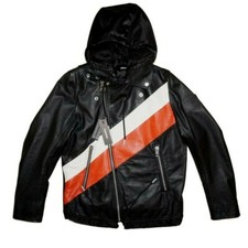 DIESEL L-SOLOVE LEATHER JACKET