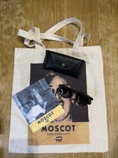 Moscot Lemtosh Baptism 48 Grey Sunglasses – Full Set + Tote Bag