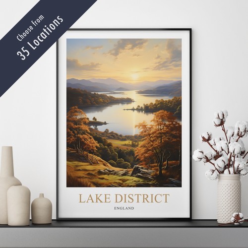 British travel poster - travel, print