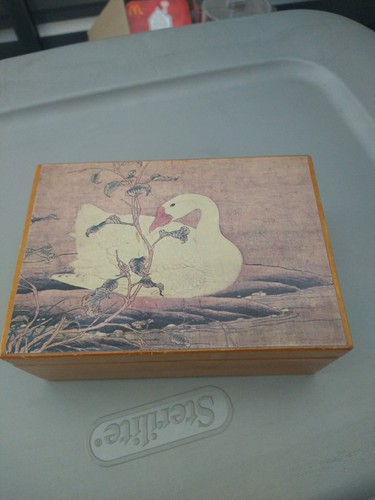 Vtg wooden music - wooden,