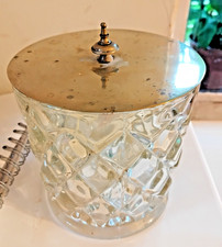 vintage crystal bon bon jar