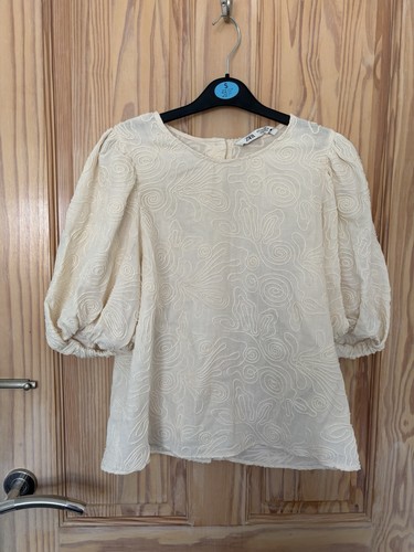 Zara cream textured - cream,