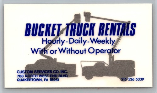 1970s 1980s business card - 1970s,