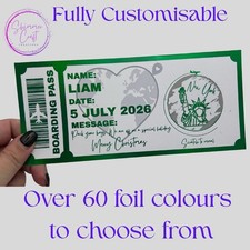 New York - Boarding Pass -