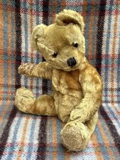 Vintage 1930s Alpha Farnell Mohair Teddy Bear  17” -William in trouble as usual!