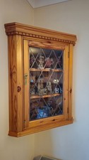 Vintage pine hanging corner