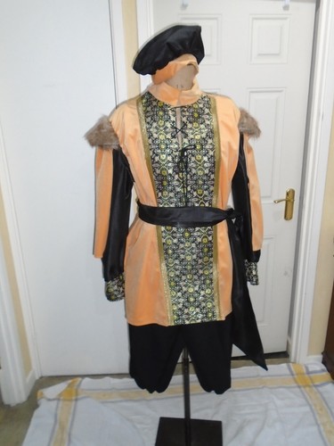 Medieval man king costume - , man/king