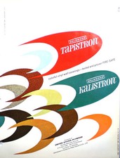 WELDWOOD KALISTRON Wall Covering US Plywood Catalog ASBESTOS CEMENT BOARD 1964