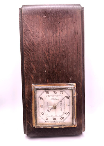 Vintage german wall barometer - vintage,