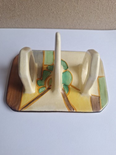 Clarice cliff toast rack pb73 - clarice,