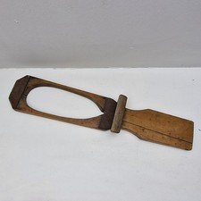 Vintage Wooden Boot Jack 19th Century Rustic Footwear Tool Collectible