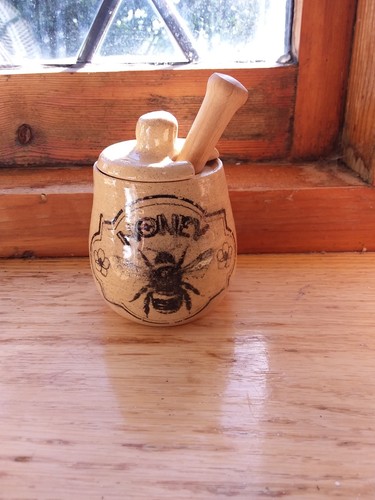Unique handthrown ceramic bee - unique,