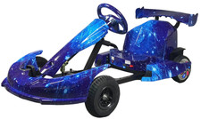 36V Drifting Electric Kids Go Kart Racing Childrens Blue LED Bluetooth 3 Speed
