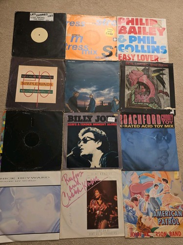 Singles job lot vinyl - 62, 12