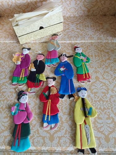 Box hanging silk paper - box,