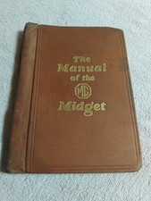 MG Midget M Type Instruction Owners Manual Handbook 1929-1932 8/33 VGC FREE POST