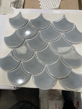 Ca’ Pietra Atlantis Porcelain Mosaic Grey Wall Tiles, 29.3cm x 27.4cm Sheets