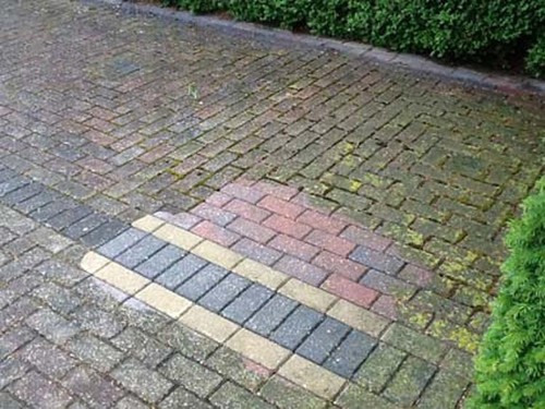 Block paving cleaner - paving,
