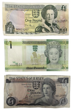 JERSEY BANKNOTE COLLECTION - 3 X £1 JERSEY BANKNOTES - CHANNEL ISLANDS - UK