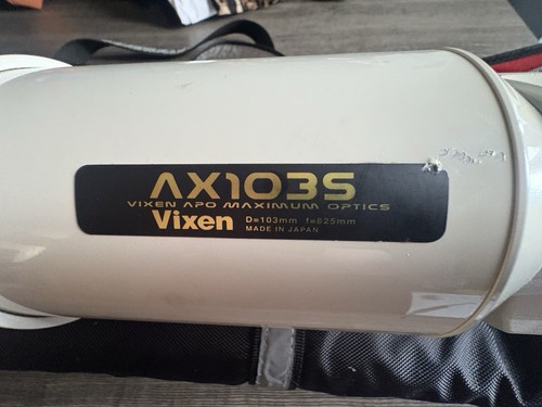Vixen a103s maximum optics - vixen,