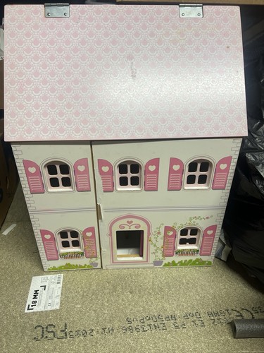 Wooden doll house - doll,