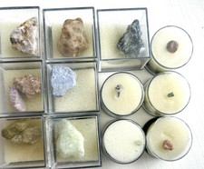 Treasures Of The Earth Minerals And Semi Precious Stones samples x 12 Job Lot
