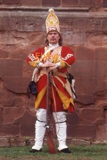 35mm Slide - Re-Enactment Event Napoleonic British Redcoat Rifleman Soldier