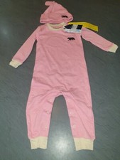 Hatley Girls Baby Bear Pink