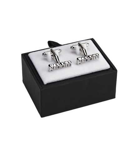 Groom cufflinks complete with - cufflinks,